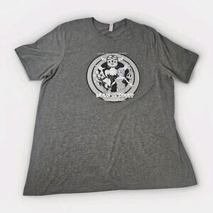 MUNA AD BONES Sound Cartoon Gray Tshirt Graphic Tee Mens 2XL